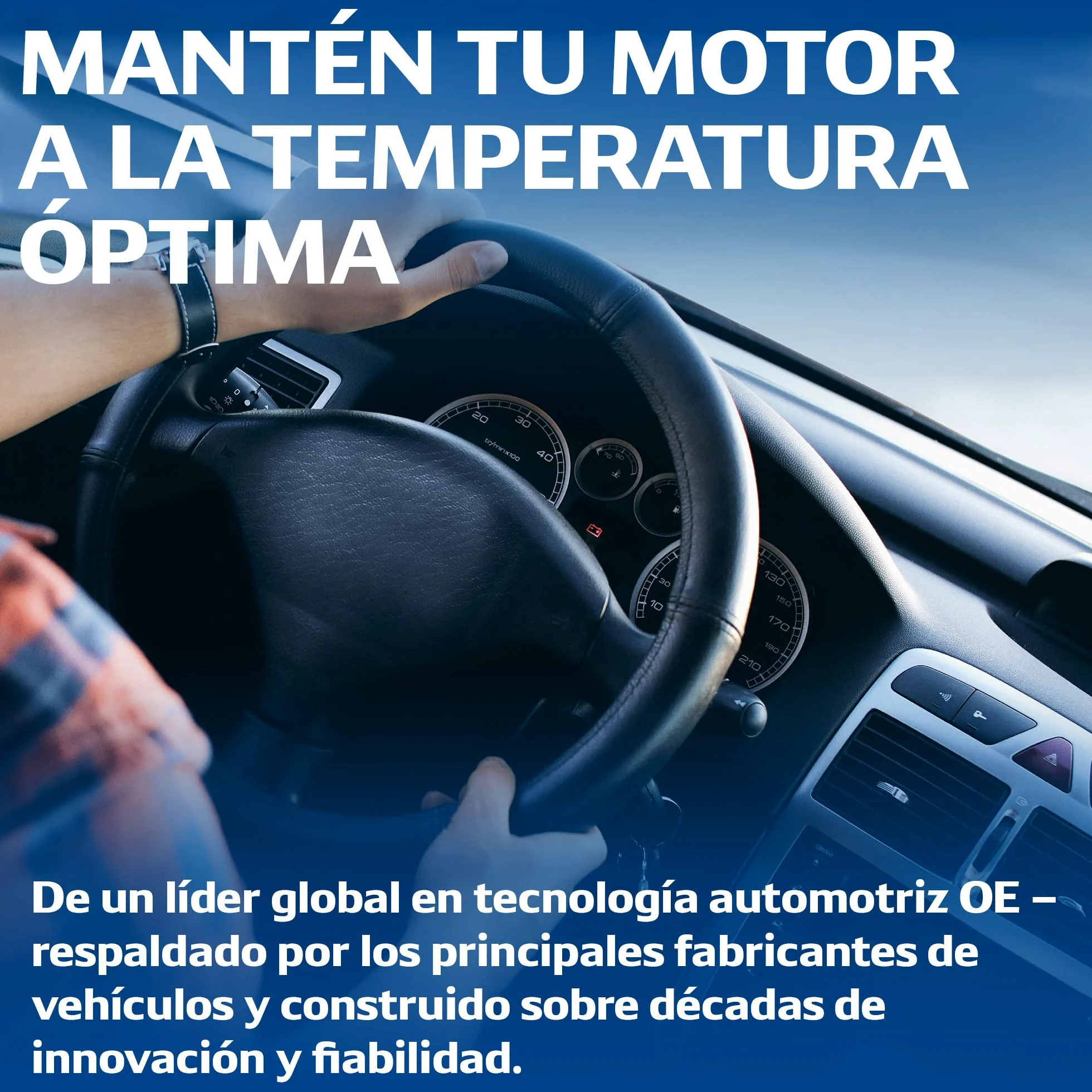 DENSO Termostato (Número de pieza DTM89768) para sistema de refrigeración del vehículo – Calidad OE, sustitución de ajuste directo, control preciso de temperatura, protección del motor