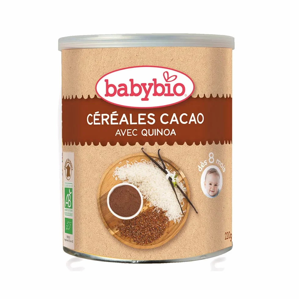 Babybio Cereales de Cacao 220 gr