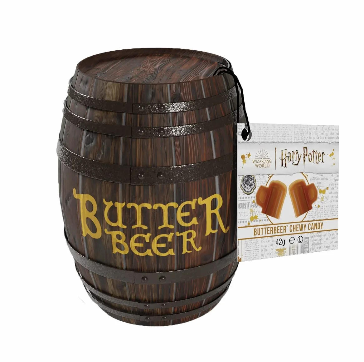 Harry Potter Barril con caramelos de cerveza de mantequilla Gominolas 42g
