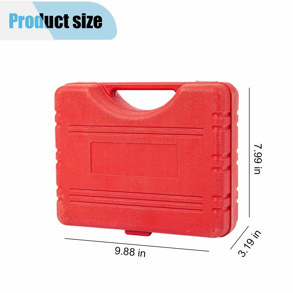 LAINLOY Kit de purga de frenos 2 en 1, sistema de purga de freno y embrague, kit de purga de líquido de frenos con adaptadores, bomba de vacío de mano, funda protegida, juego de prueba de bomba de