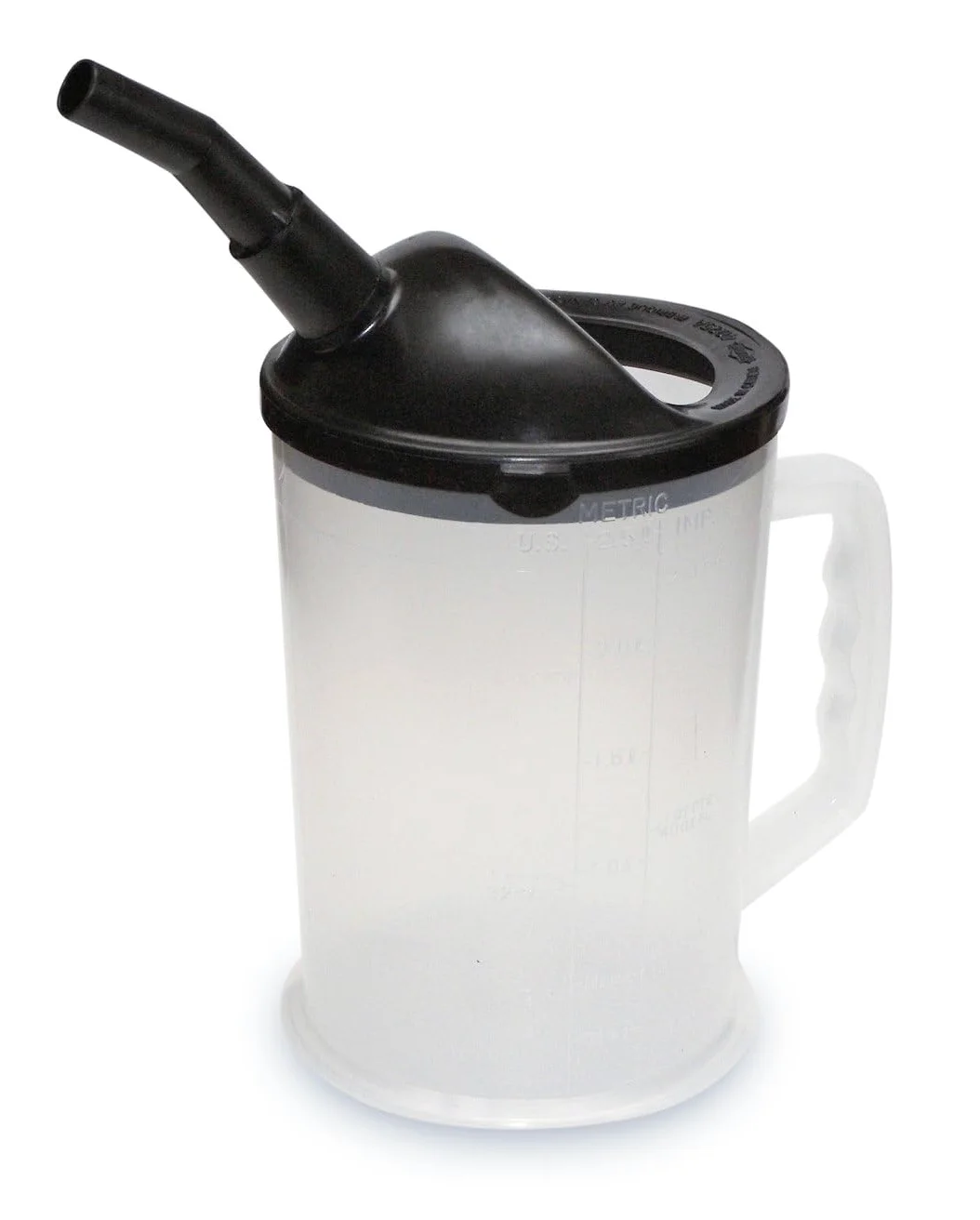 WirthCo 94046 Funnel king Heavy Duty Graduated Measuring Container with Spout - 4.5 Quart Capacity by WirthCo