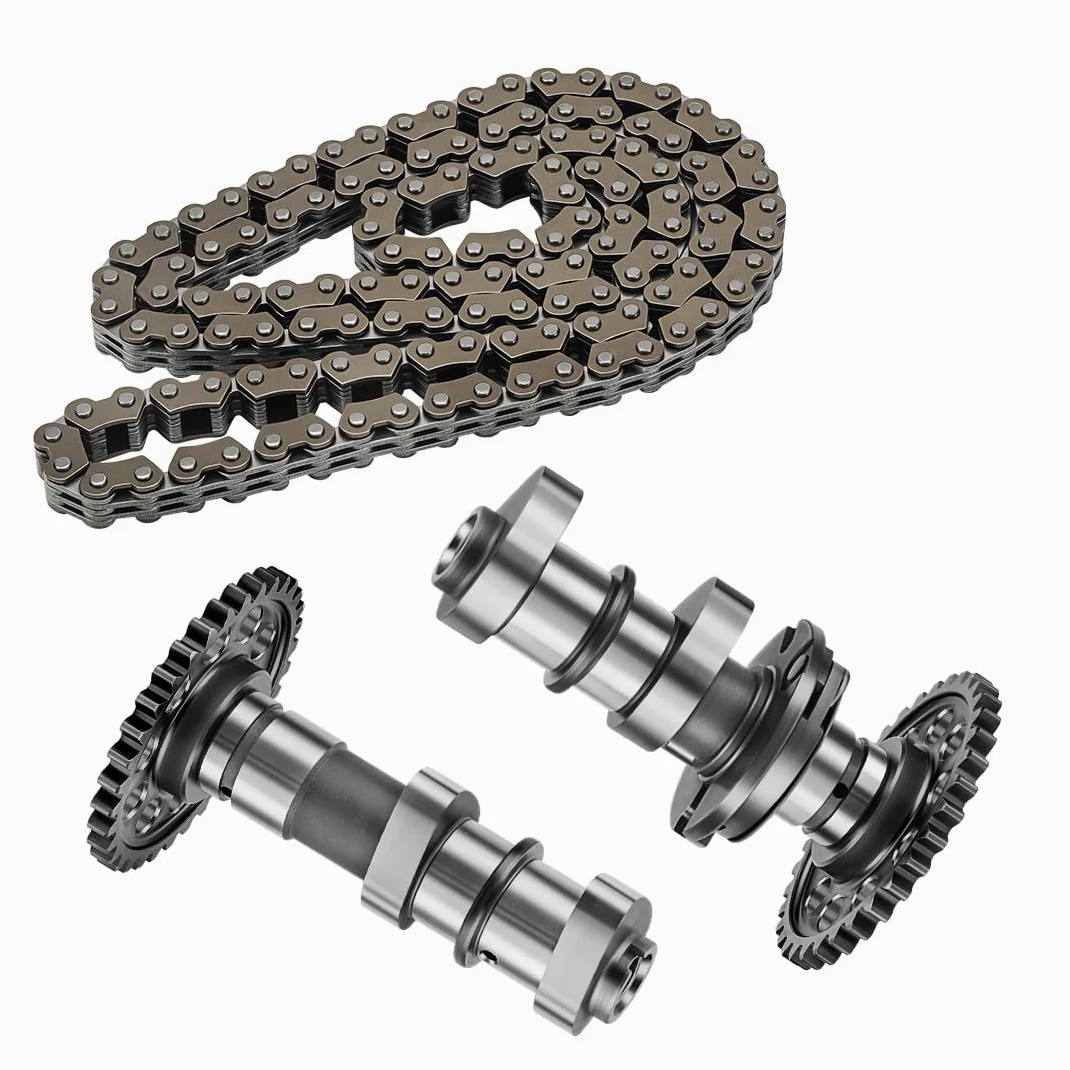 Árbol de Levas de Admisión y Escape con Cadena de Distribución para Suzuki QuadSport 400 Z LT-Z400 2003-2014, para Ka-wasaki KFX 400 2003-2006 12710-33H00 12720-33H00 12760-29F01