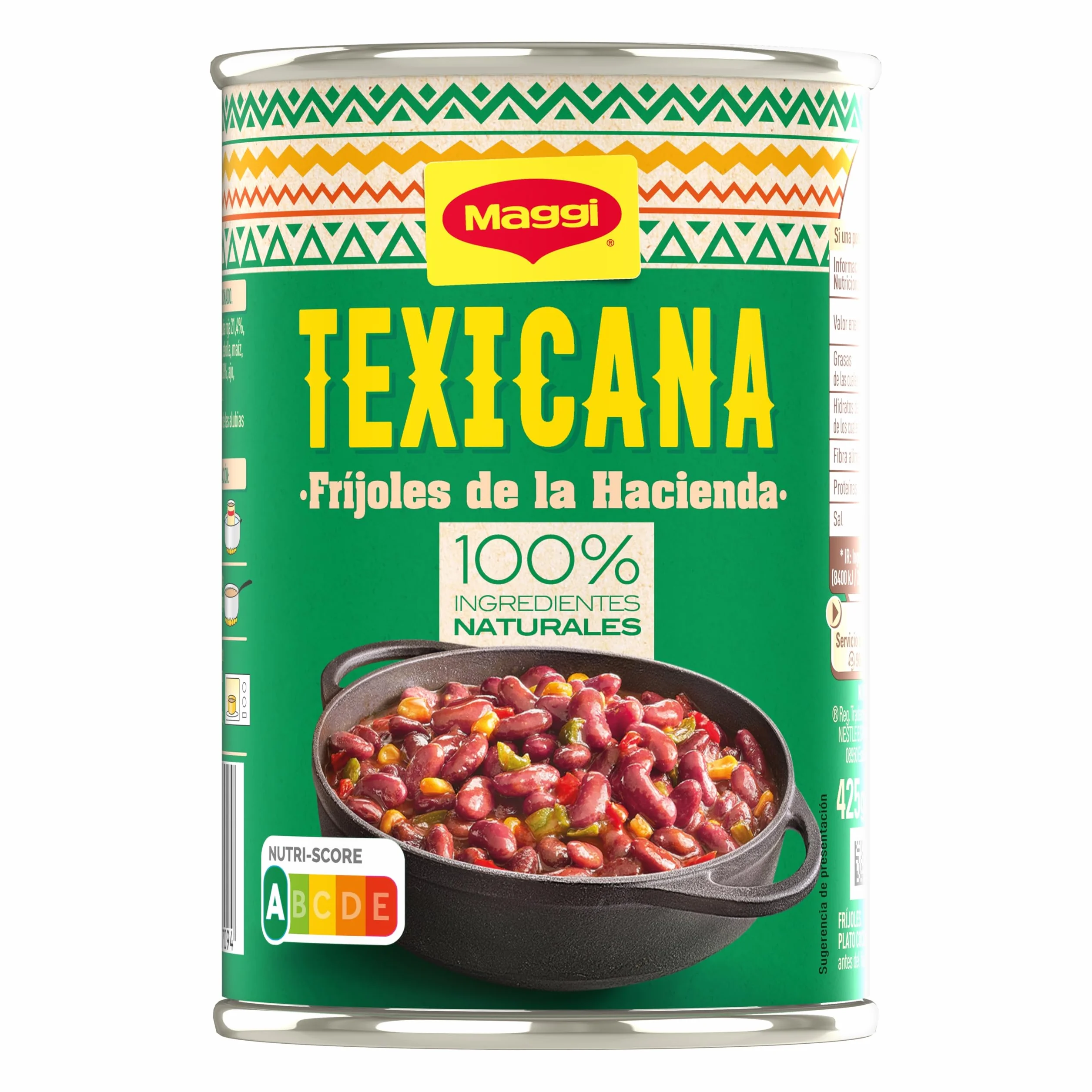 MAGGI Texicana Frijoles Hacienda plato preparado sin gluten 425g 15 unidades