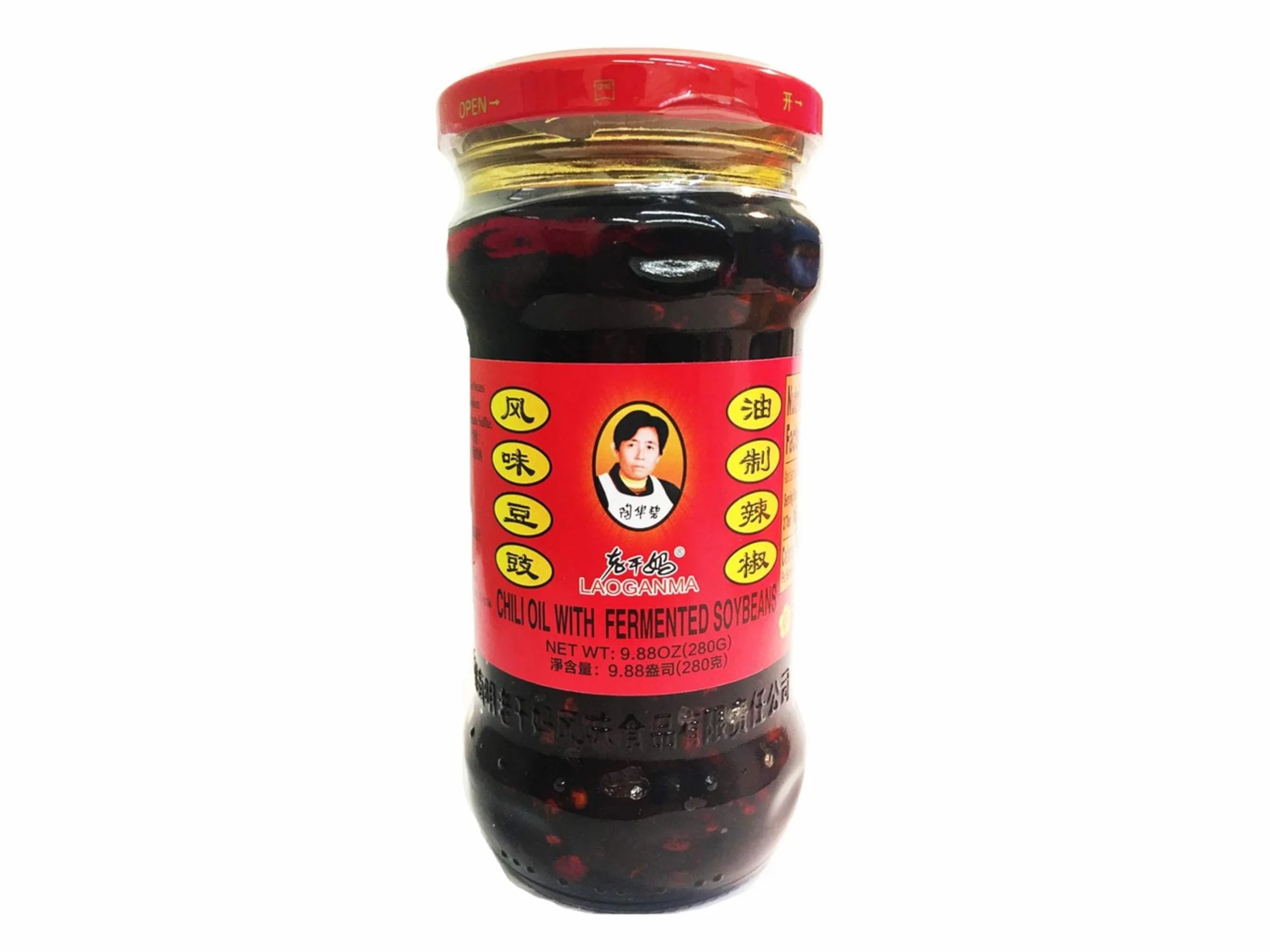 Lao Gan Ma Chile crujiente en aceite Clásico picante 210 g