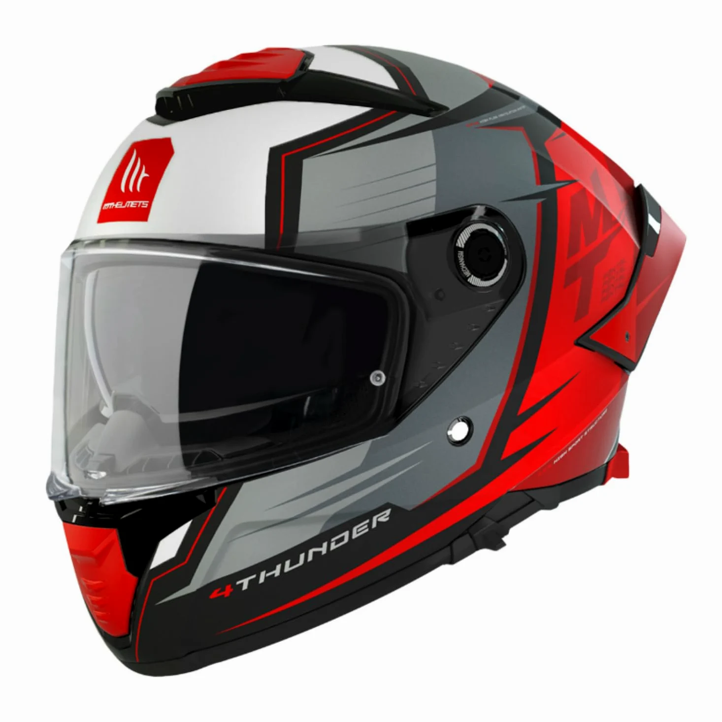 Casco Integral MT Thunder 4 SV PENTAL B5 Rojo Nácar Mate L (Doble Pantallas con Pantalla Solar - PINLOCK Ready) (ECE 22.06)