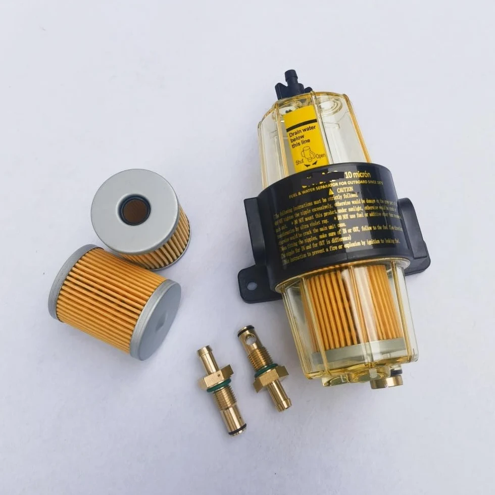 Elemento de filtro de combustible UF-10K, conjunto separador de agua UF10K apto para Honda y Yamaha Filtro de combustible Filtros de combustible para(A)