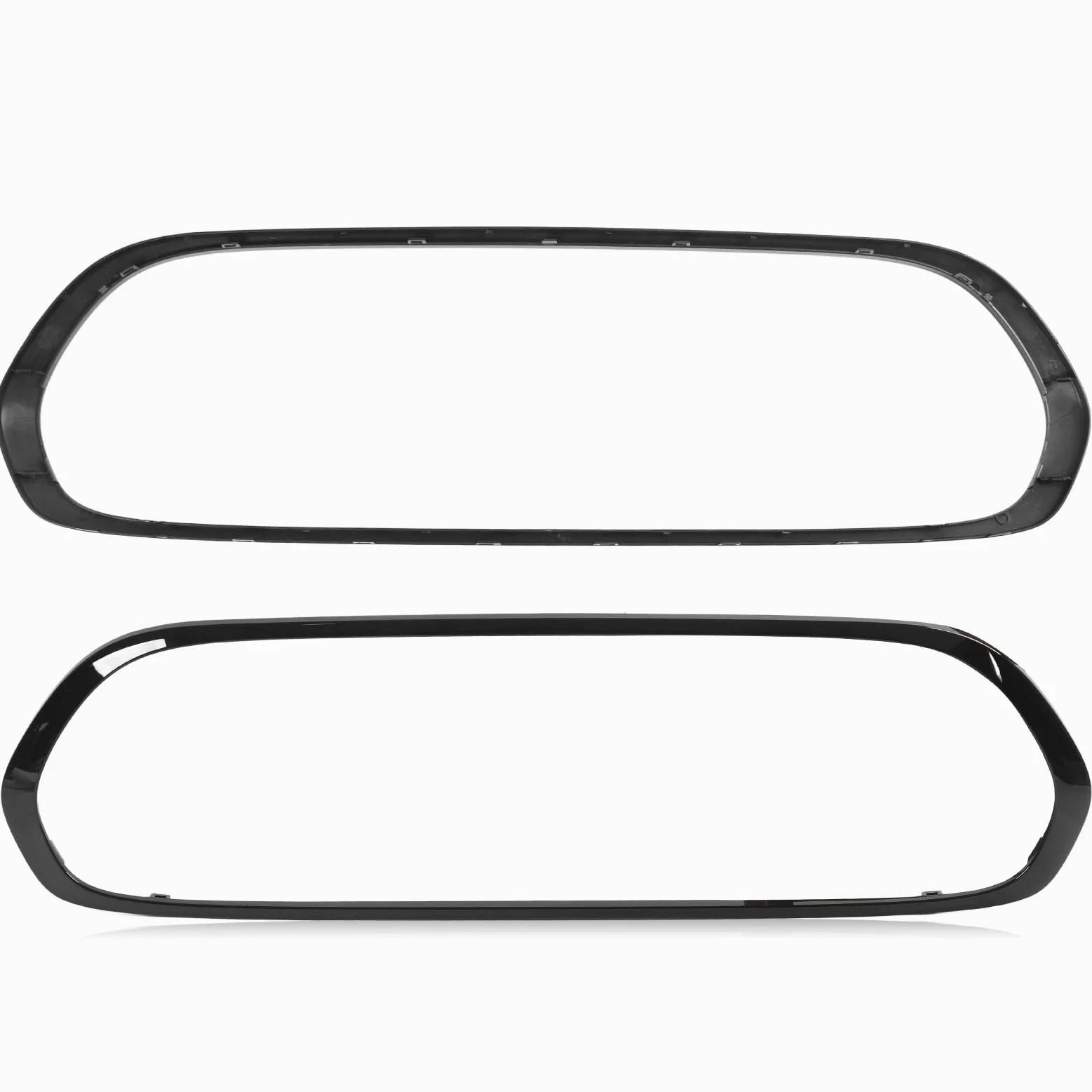 Embellecedor Envolvente de Rejilla, Negro Brillante, Embellecedores de Cubierta Envolvente de Rejilla para Parachoques Delantero de Coche, Repuesto de Embellecedor Envolvente para Mini F55 F56 F57 One