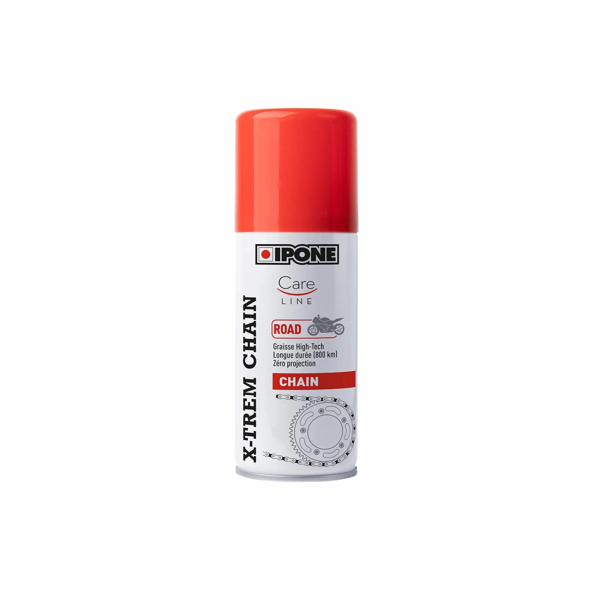IPONE - Grasa para Cadenas Moto de Carretera X-trem Chain Road - 100 ml - Larga duración 800 km - Pulverización precisa sin Salpicaduras