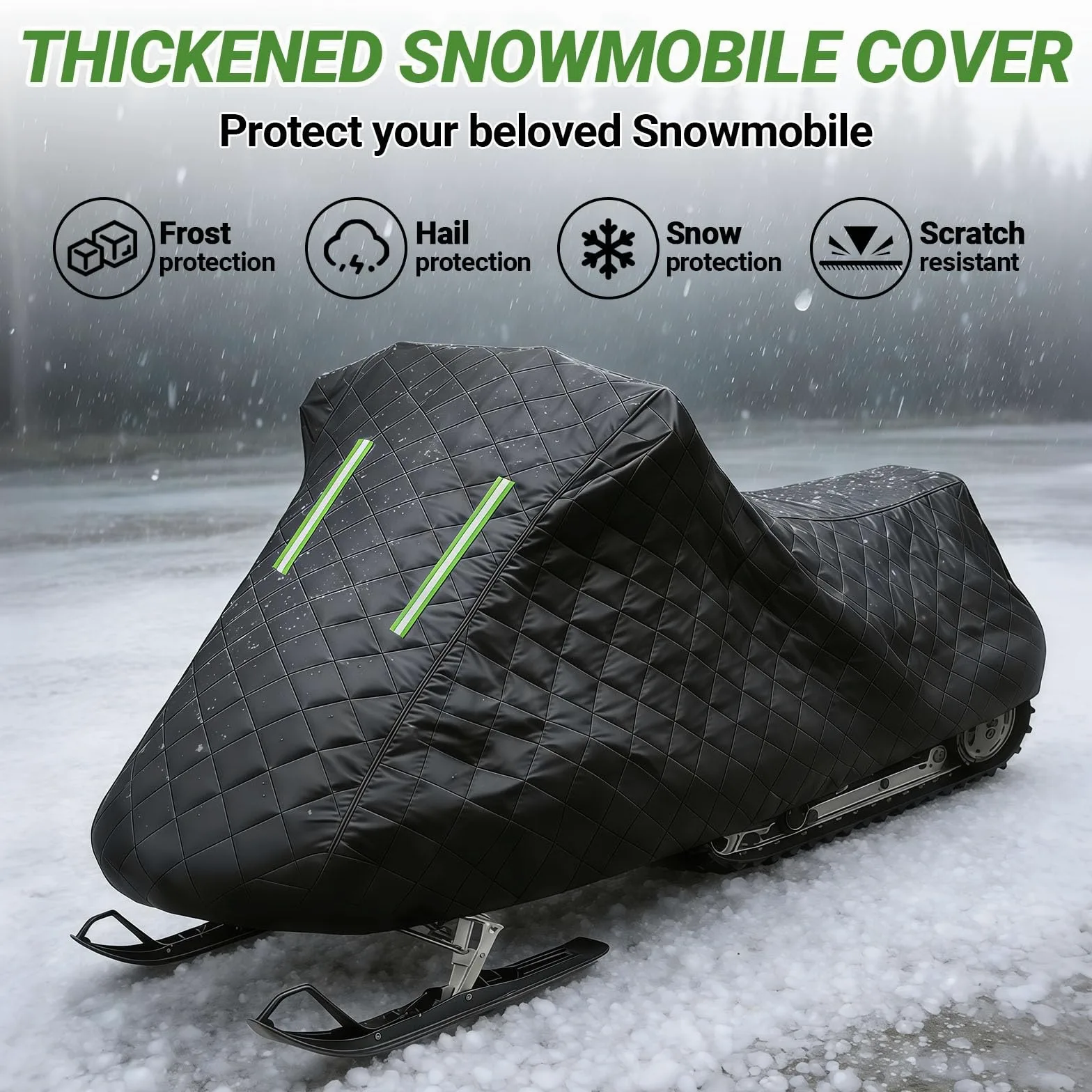 Funda Moto Nieve para Ski-Doo Backcountry X 2024-2026|Funda Protectora para Motos de Nieve para Todo Tipo de Clima|Antirrayas,Resistente Rayos UV,Nieve,Viento y Polvo