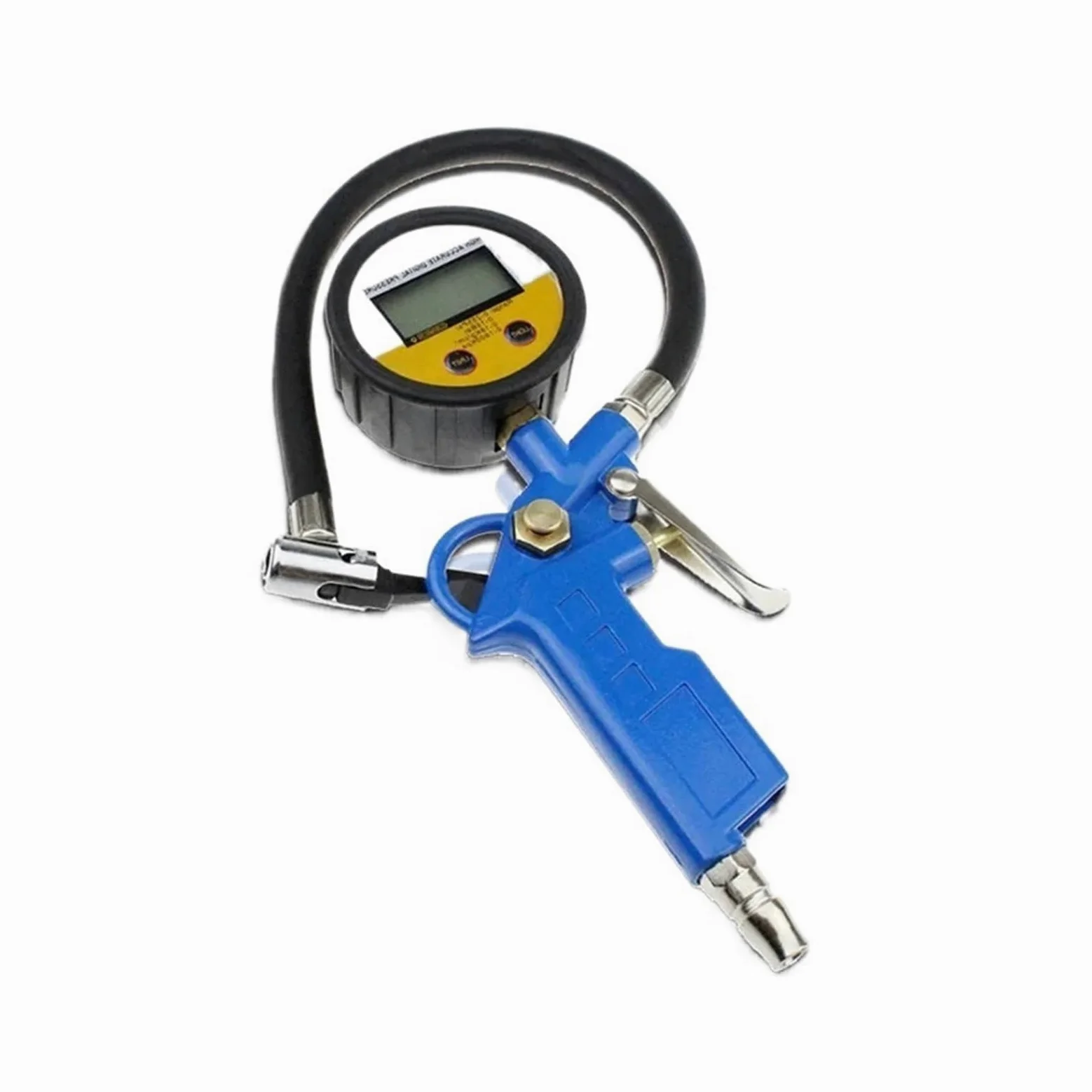 Manómetro de neumáticos Inflador Digital De Neumáticos For Coche, Pistola De Inflado Automático, Manómetro De Presión De Neumáticos, Medidor LCD, Pistola Probadora