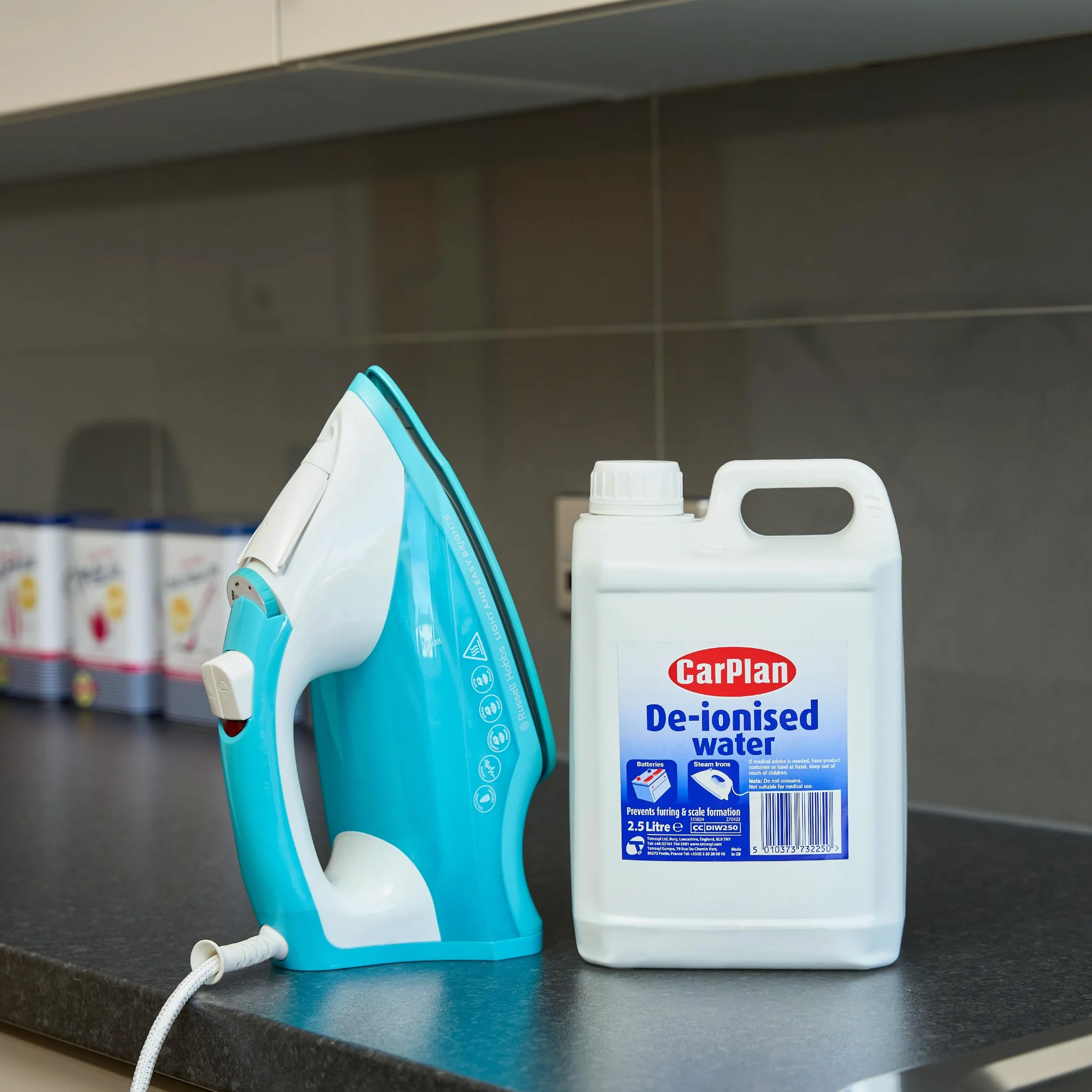 CarPlan Agua Desionizada 2.5 Litros Apta Para Baterías y Planchas de Vapor A+++