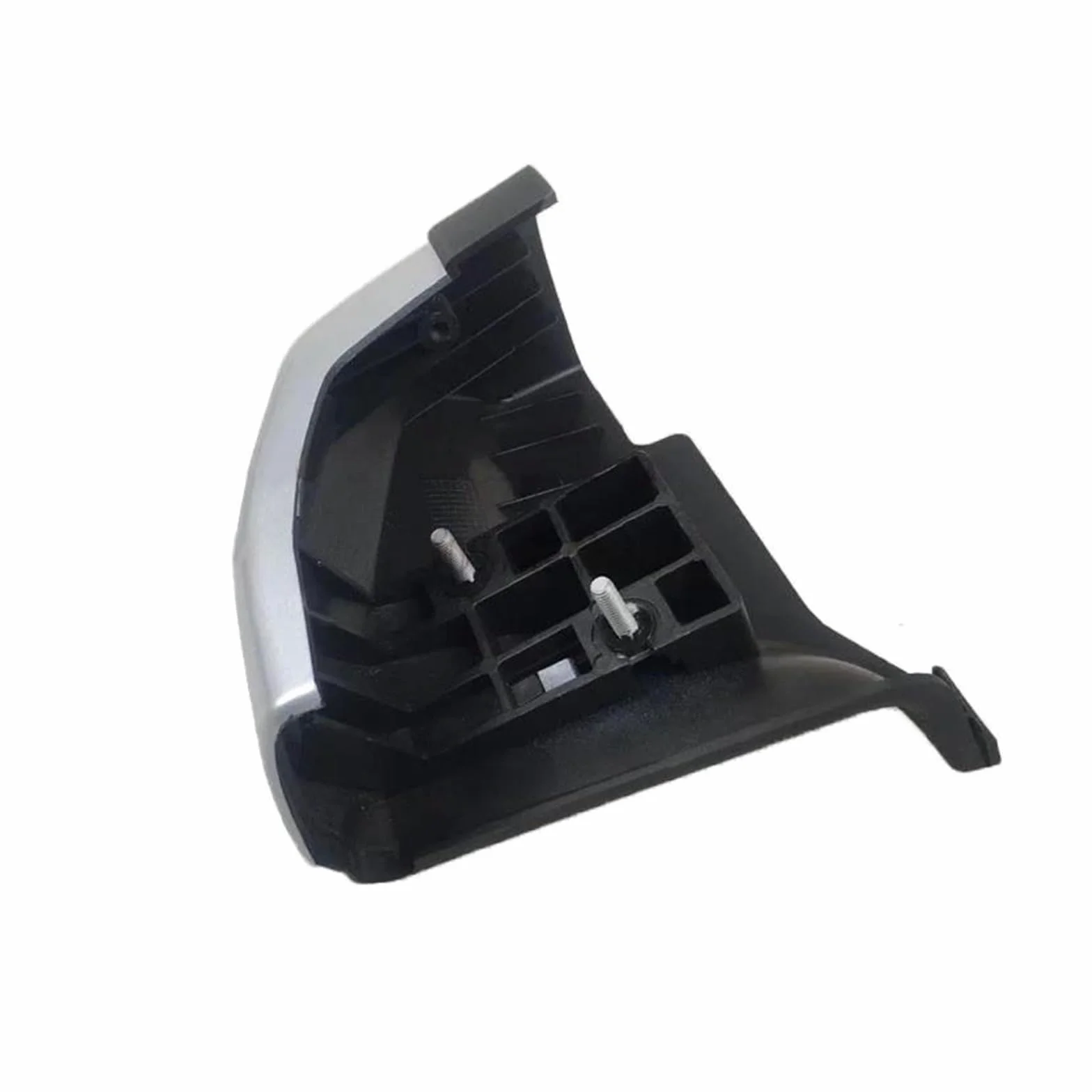 Faldón Lateral para Isuzu para D-MAX D MAX RG 2021-2024 Accesorios para Estribos Tapa Superior/Extremo Tapa Extremo Estribo Lateral Puerta Automóvil Difusor(Silver Front Left)