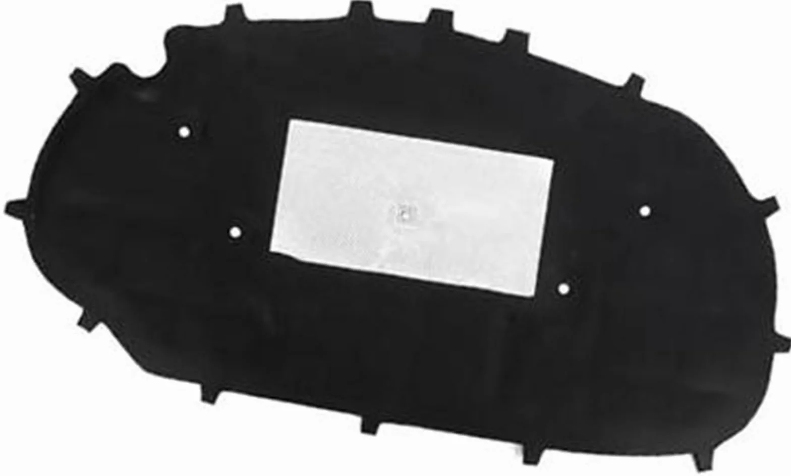 for VW, for Golf, 6/, for Golf, 6 GTI Cubierta insonorizada de algodón for motor de capó delantero Almohadilla de aislamiento térmico Estera de protección térmica(Schwarz)