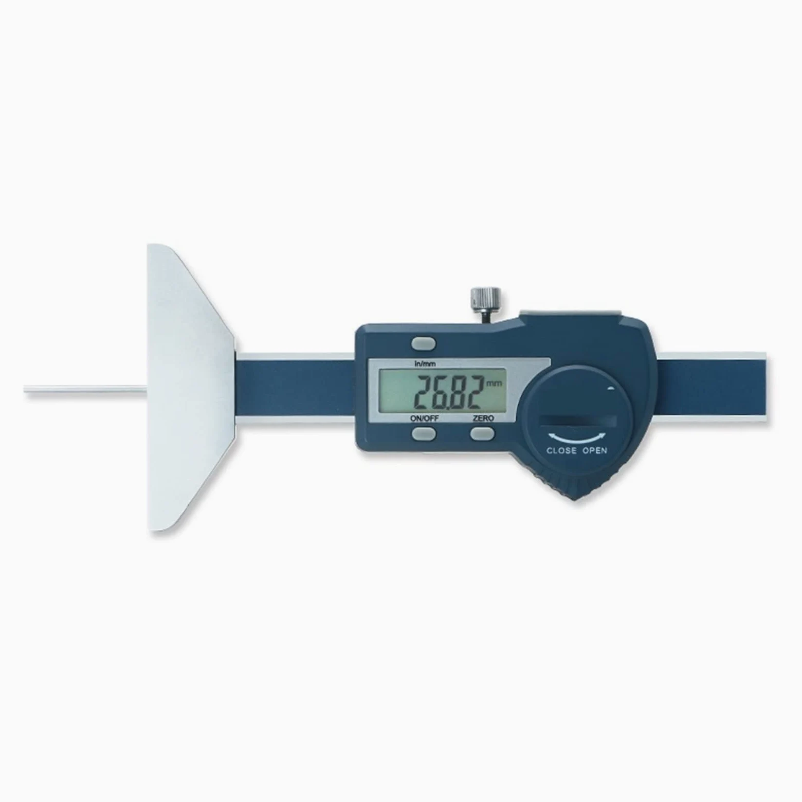 Medidor de profundidad de la banda de rodadura del neumático de 0-25/0-50 Mm, barra de Metal, medidor de profundidad Digital del neumático LCD for herramienta de medición del calibre del neumático del
