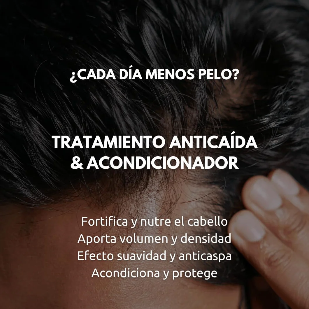 FETEN Champú Anticaída y Acondicionador para Hombre 400ml, Tratamiento Anticaida y Anti Caspa