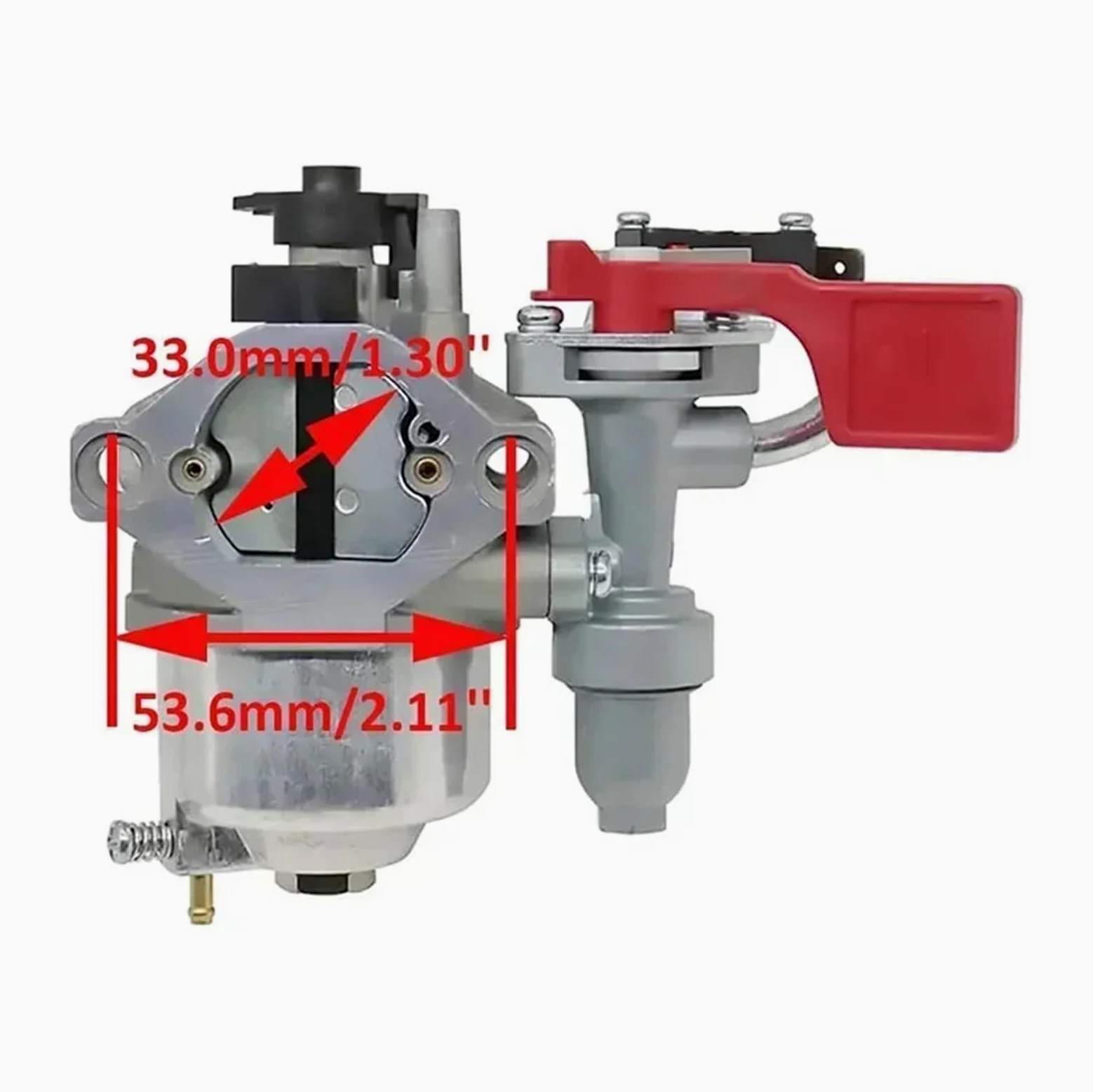 Dingmao Carburador 84004885 799060 Compatible con motor Bri-ggs Stratt-0n 19H252 19L132 19L136 19L137 Vanguard