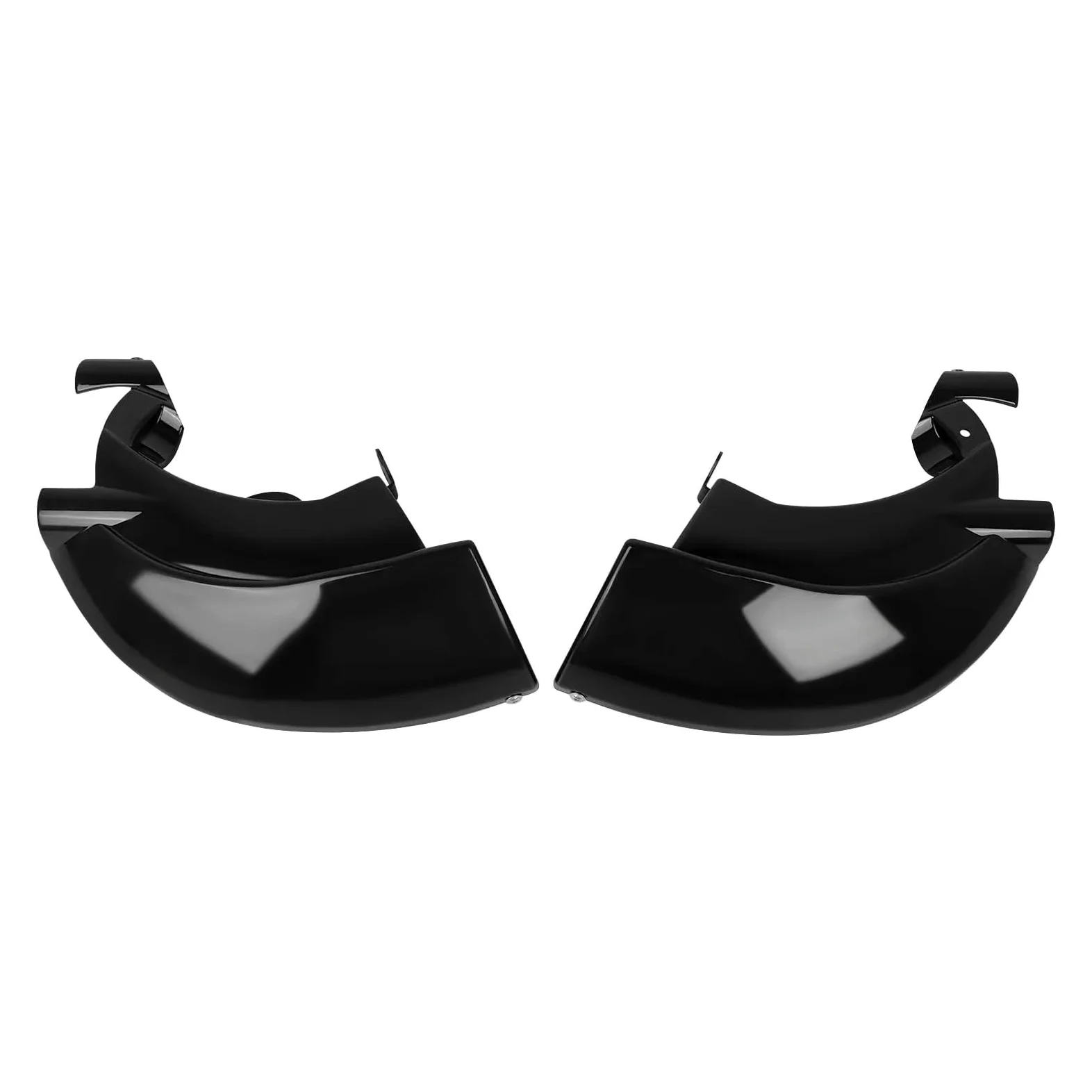 Compatible con Cubierta Lateral refrigeración Pinza Freno ABS | Ajuste la dirección del flujo de aire y evite que los desechos del camino bloqueen la ventilación.(Glossy black)