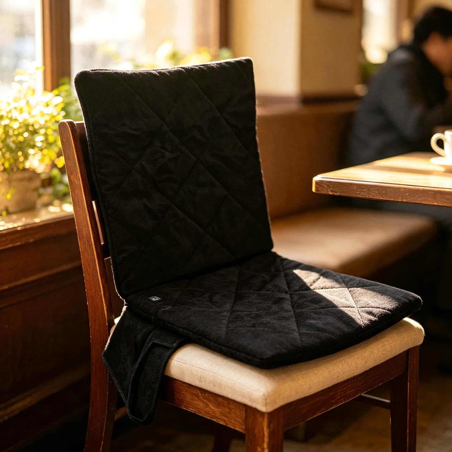 Almohadilla Térmica para Silla Calentador De Cojín Plegable Para Gradas Con | Almohadilla Para Asiento Calefactada para Hogar, Estadio, Camping, Pesca, Aire Libre, Gradas y Conc