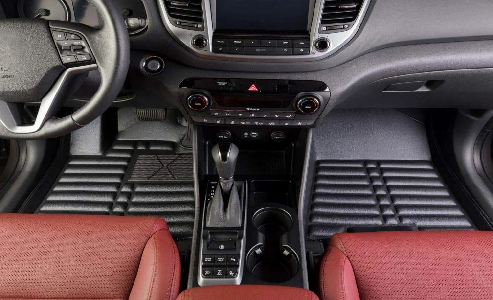 fussmatten profi Alfombrillas para Nissan Qashqai (2ª generación) J11 2014-2021 piel sintética TPE para todo tipo de climas, alfombrillas antideslizantes, alfombrillas de goma para todo tipo de climas