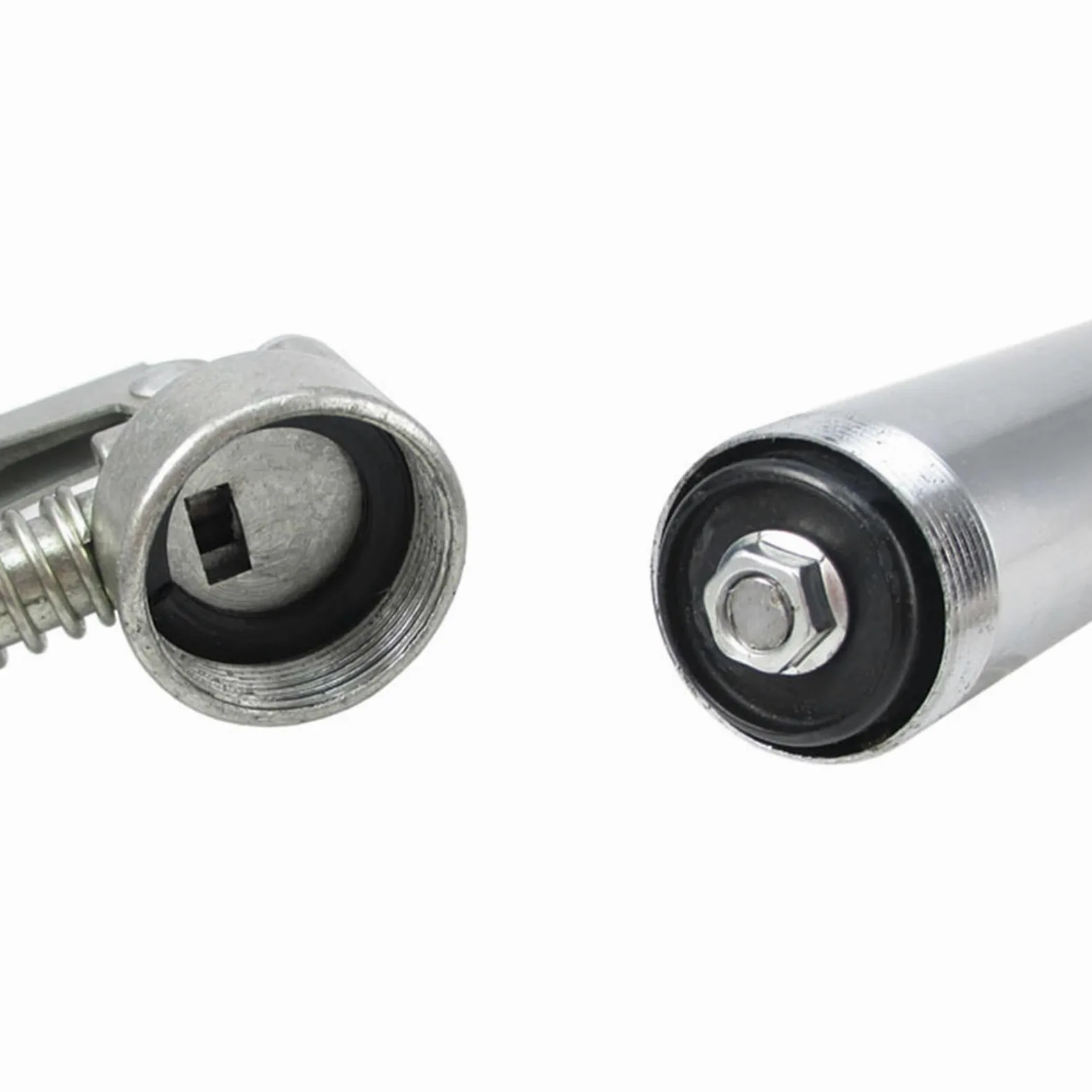 Boquilla Bomba de Engrase Herramienta de Pistola de engrase de 120CC, Conjunto de máquina de engrase de Manguera, reparación de vehículos de lubricación Boquilla engrasadora