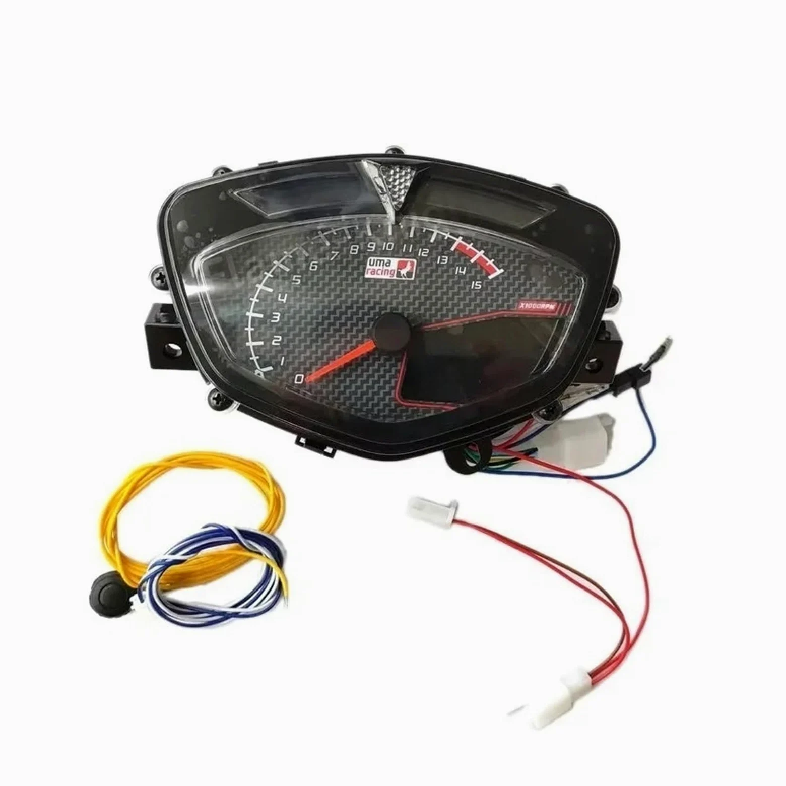 Tacómetro Digital para Motocicleta, Odómetro Y Velocímetro para Ya&maha 135 LC V1/Jupiter MX Sniper, Medidor UMA Velocímetro Tacómetro
