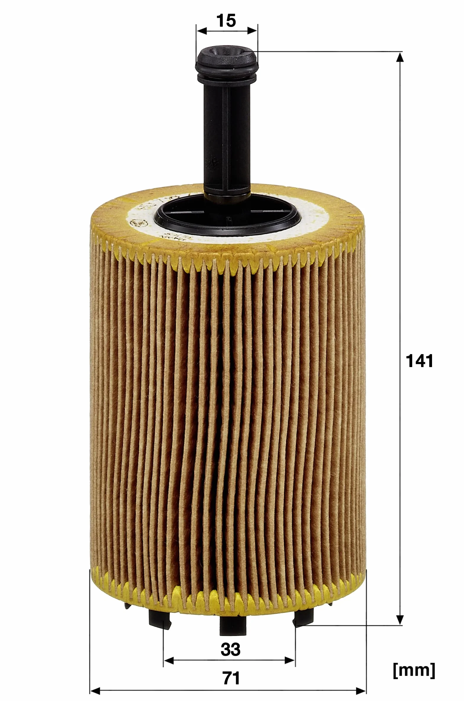 MANN-FILTER HU 719/7 x Filtro de aceite para Automóviles
