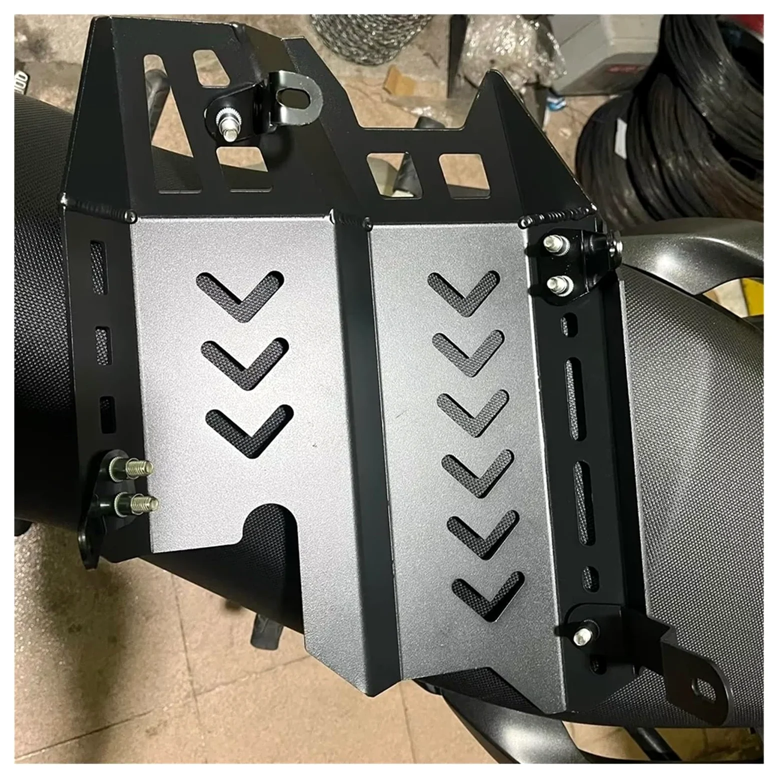 Protector Motor Cubre Carter para NX500 500NX NX 500 NX400 400 Cubierta Protección Motor Chasis Debajo Guardia Placa Deslizamiento Protector Vientre(Black)