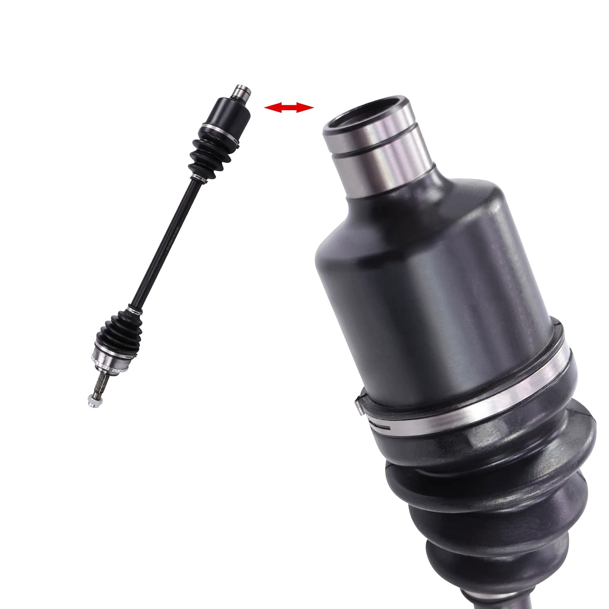 ATEC Germany 1x Eje de transmisión completo eje de transmisión delantero derecho Compatible con RENAULT CLIO II (BB_, CB_), (SB0/1/2_), KANGOO (KC0/1_), KANGOO Express (FC0/1_), THALIA I (LB_)