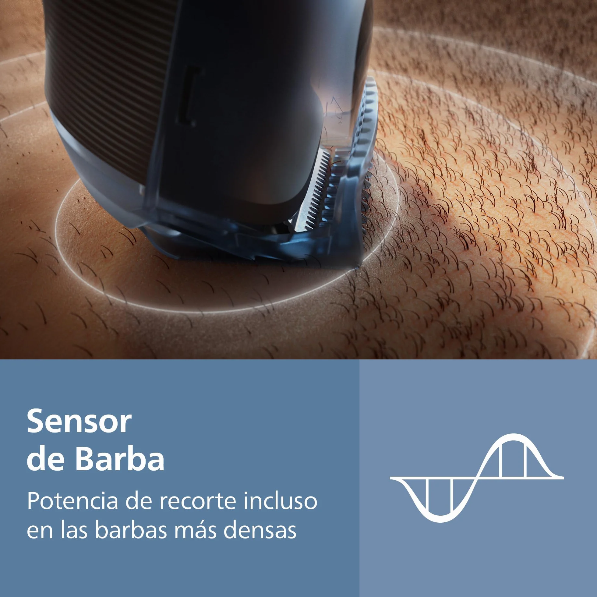 Philips Recortadora de Barba Series 5000 Hombre BT5765/15, Cuchillas Autoafilables, 40 Posiciones, Sensor de Barba, Resistente al Agua