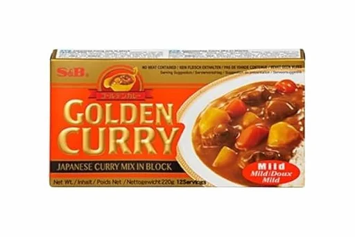 S&B Golden Curry Orange Curry Japonesa Mezcla Vegetariano Suave 220g 3 Paquete