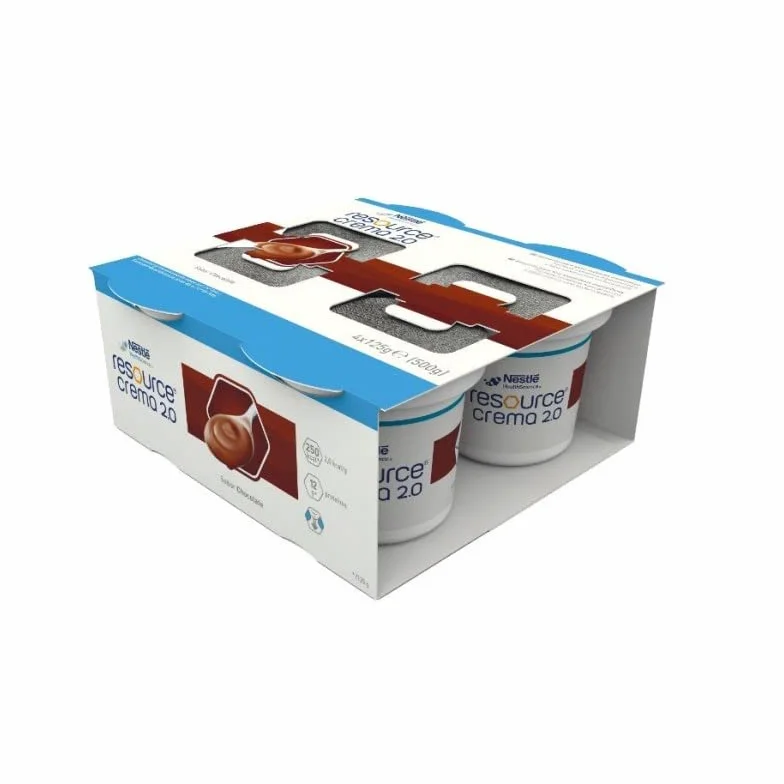 Nestlé Resource Crema 2.0 Pudín de chocolate 125g x4
