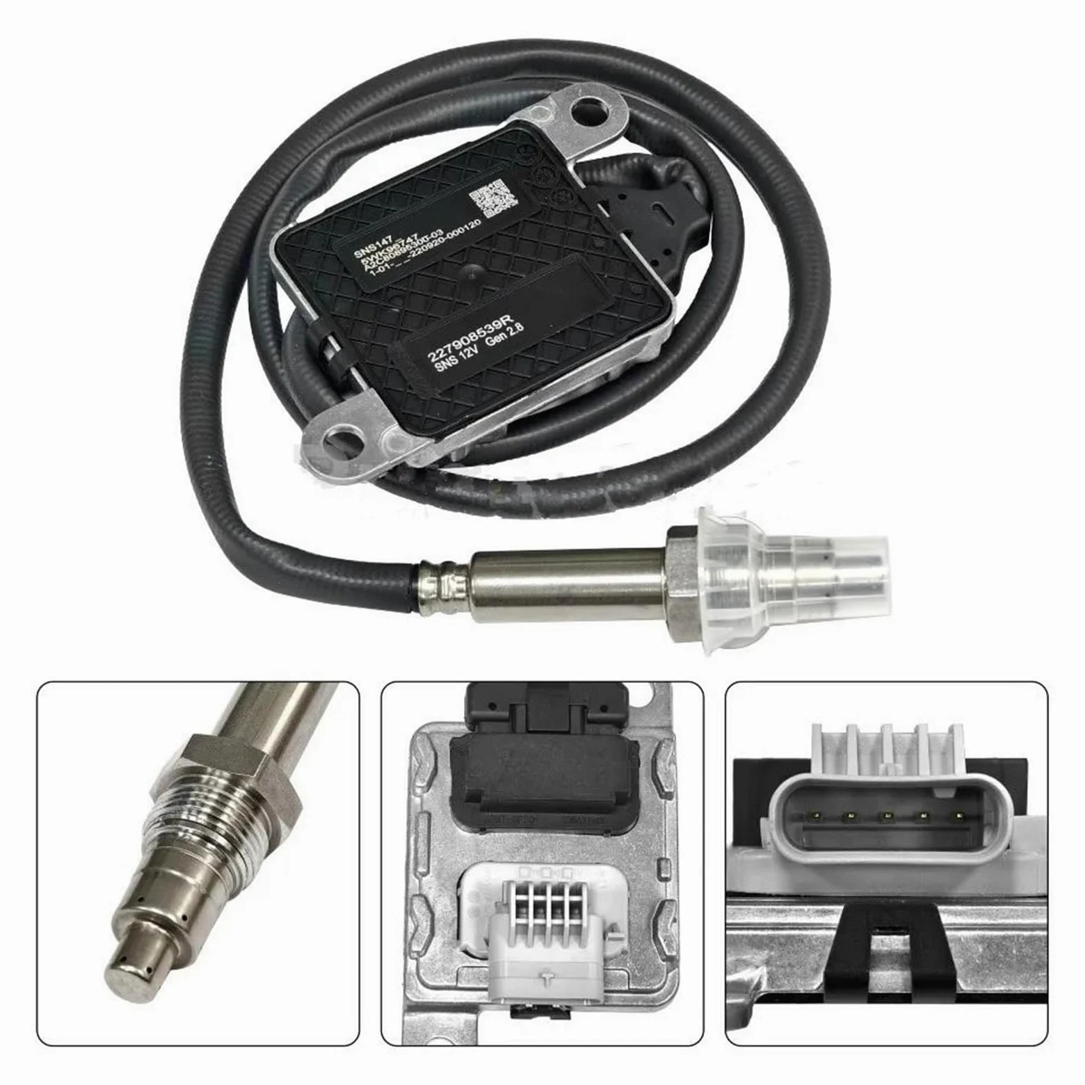 NOx Sensor Óxido Nitrógeno Sensor De Oxígeno Y Nitrógeno Para Coche, Óxido De NOX, 227908539R 5WK96747 A2C80895300-03 Para Trafic X82 1,6 DCI