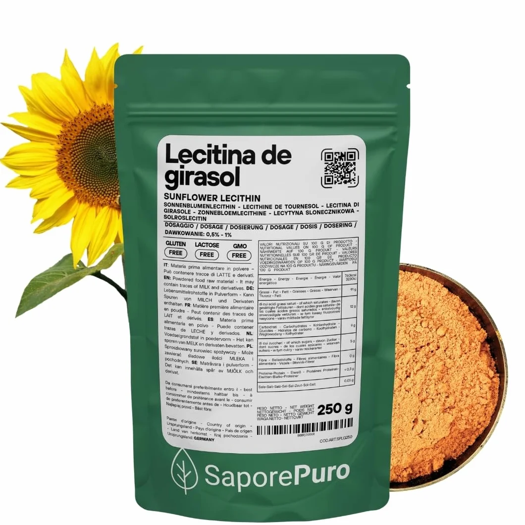 Lecitina de girasol en polvo 250 gr