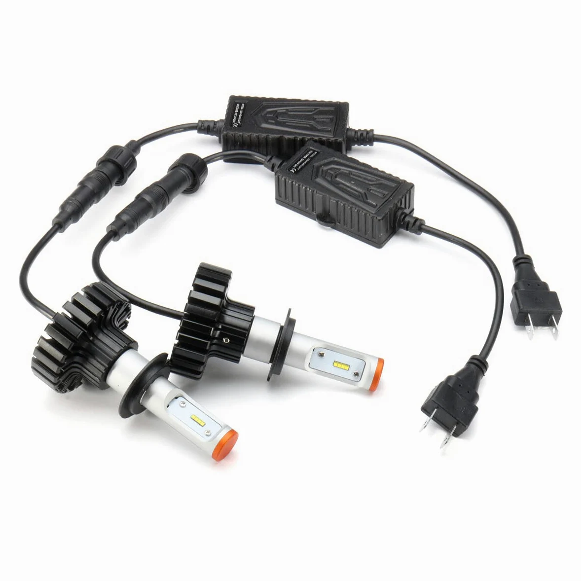 2Pcs H7/9005/9006/H10 6500K Led Faros Faros Bulbo Conversión Kit - H7