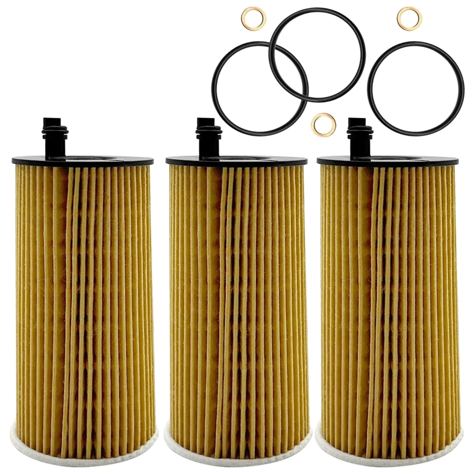 Filtros de aceite Filtro de aceite coche 11428507683 para BMW MINI E84 | 1/2/3 Uds filtro de aceite de coche para BMW MINI E84 E90 F10 F15 F20 F25 F30 116d 120d(3pcs)
