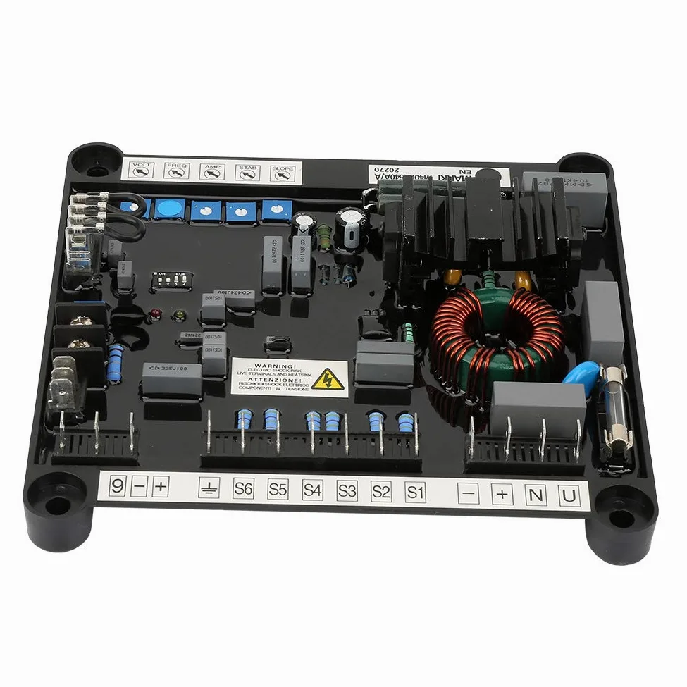 Generic Tablero Regulador de Voltaje para Generadores, Aseguramiento y Confiabilidad, Regulación Automática de Voltaje para Generadores Monofásicos y Trifásicos, Ajuste, Diseño