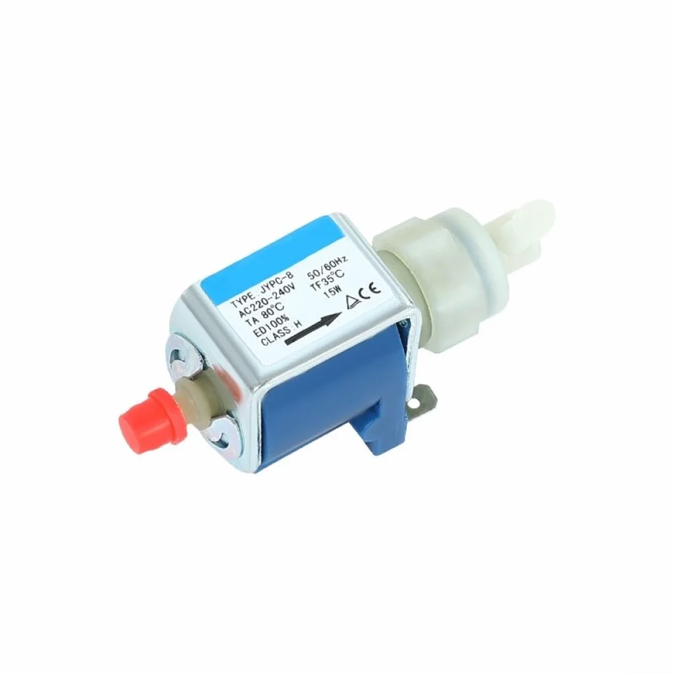 Bomba electromagnética JYPC-8 para vapor para máquinas de café y dispositivos domésticos que ofrece un funcionamiento silencioso y una presión de agua confiable