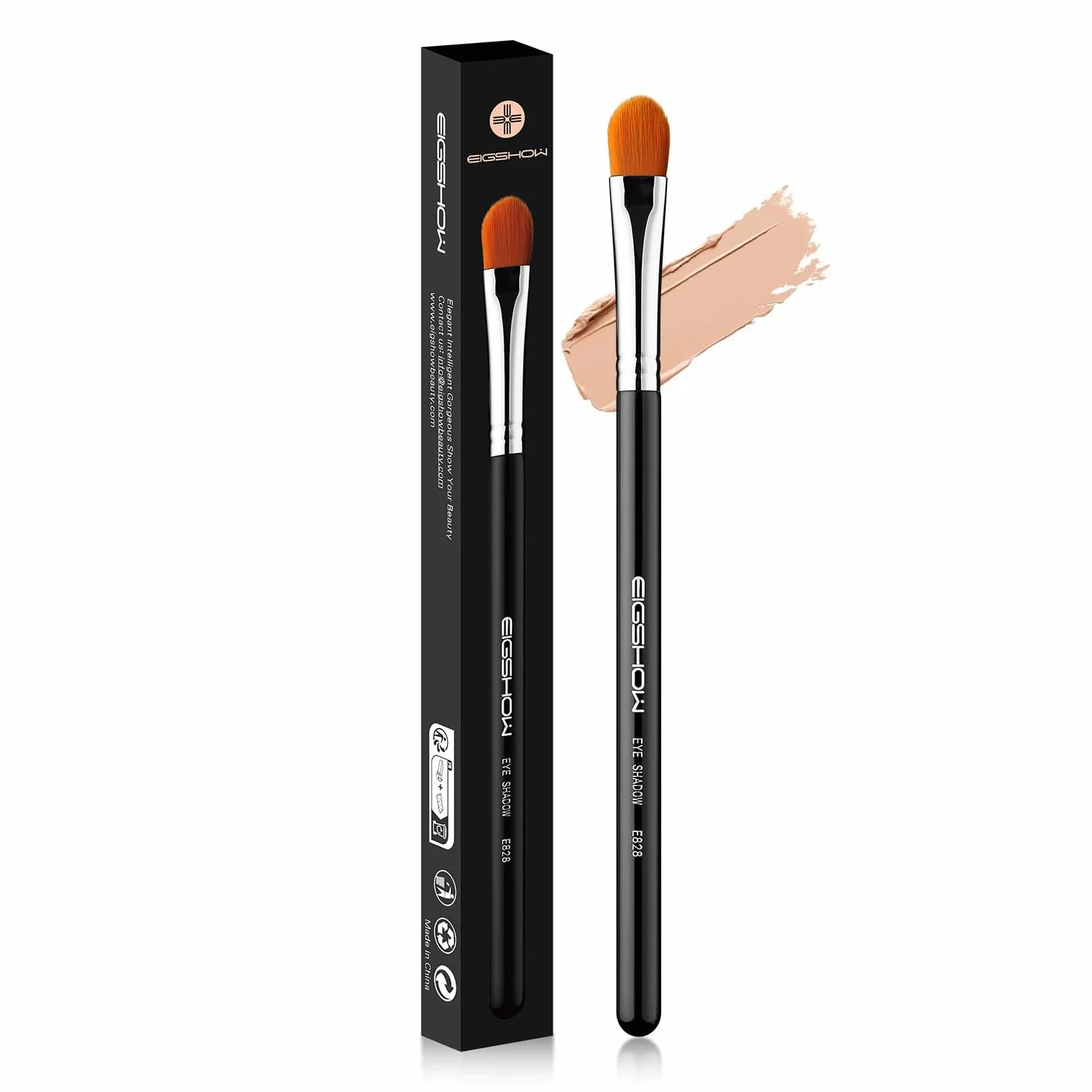 EIGSHOW Pincel aplicador de imprimación de sombra de ojos para mezclar, corrector, herramientas profesionales E828