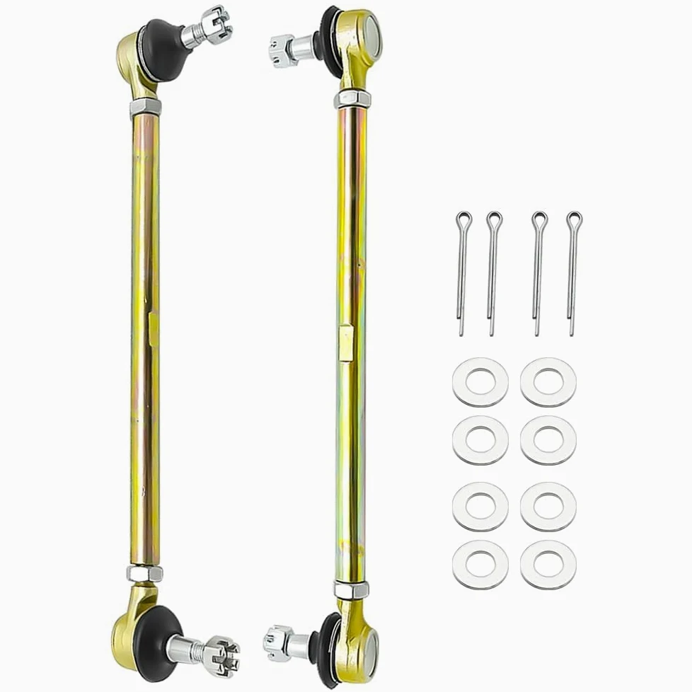 Kit de terminales de dirección Compatible para Yama-ha Raptor 350 YFM350 2004-2013 Warrior 350 YFM350X 1987-2004