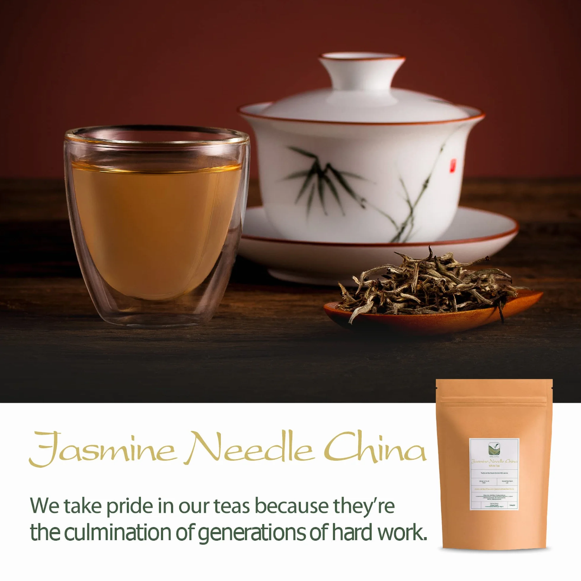 Té blanco aguja de plata con jazmín Moli Yinzhen