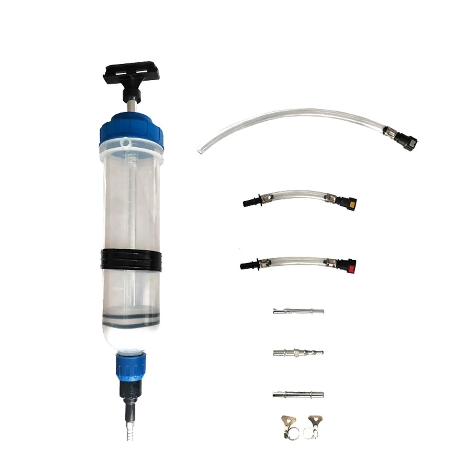 Bombas de fluido Transferencia cambio aceite, jeringas con manguera Combustibles manuales Dispensador bomba manual Extractora de Líquido(1500ML)
