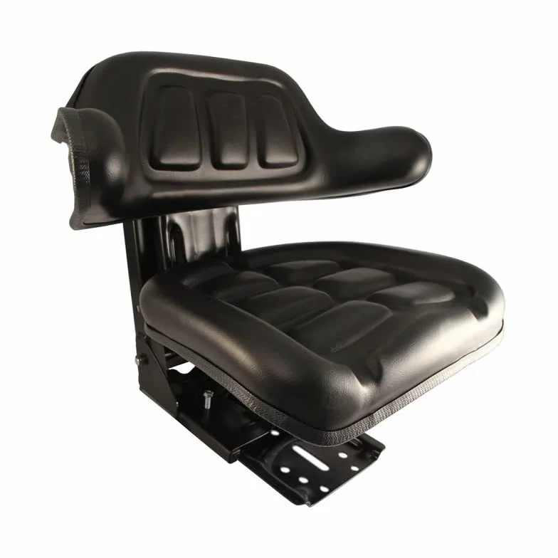 Tidyard- Tractor Negro en suspensión, Impermeable,Asiento de polifluoruro de Vinilo