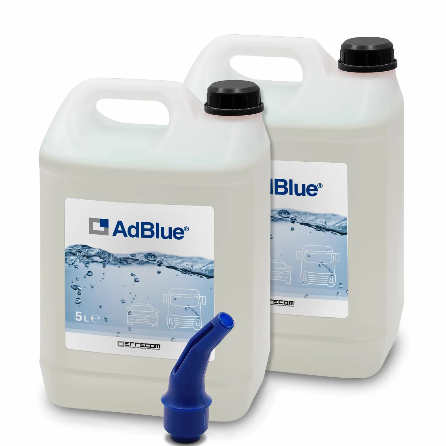 ERRECOM AdBlue Aditivo Diesel 10 L (2 x 5 L) Reducción Emisiones NOx ISO 22241-1