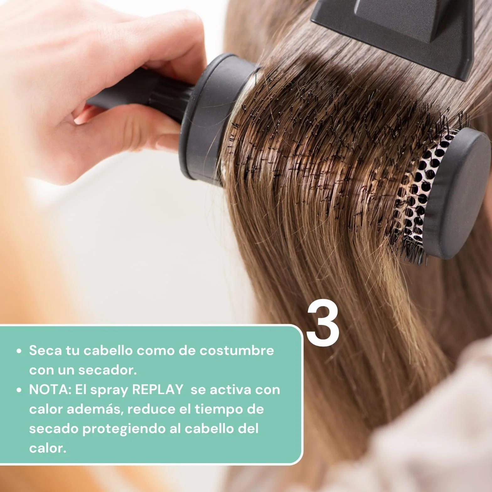Spray anti frizz pelo 125ml Protector Repelente Agua Cabello termico alisado antiencrespamiento hidratante