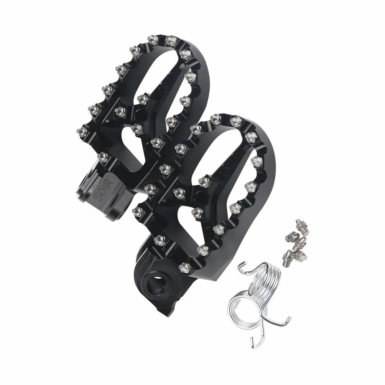 Reposapiés para 200-530XC-W/XCF-W 2006-2016 Estribos Moto | Reposapiés Motocicleta(Negro)