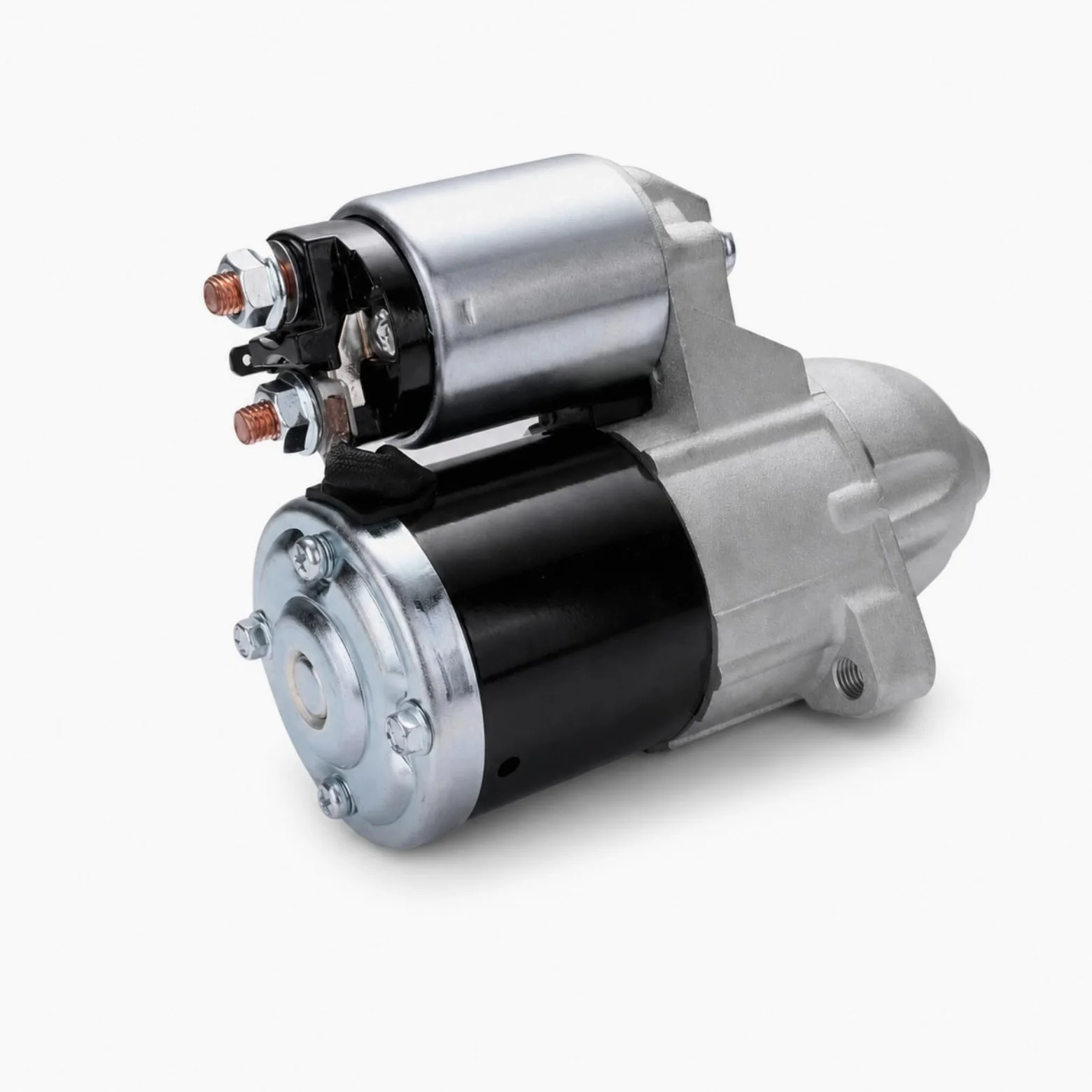 B Baosity Arrancador de Motor Automotriz con Solenoide Conjunto de Arranque Conjunto Completo Terminales de Cobre Metal Sólido Ajuste Directo al Vehículo Apto