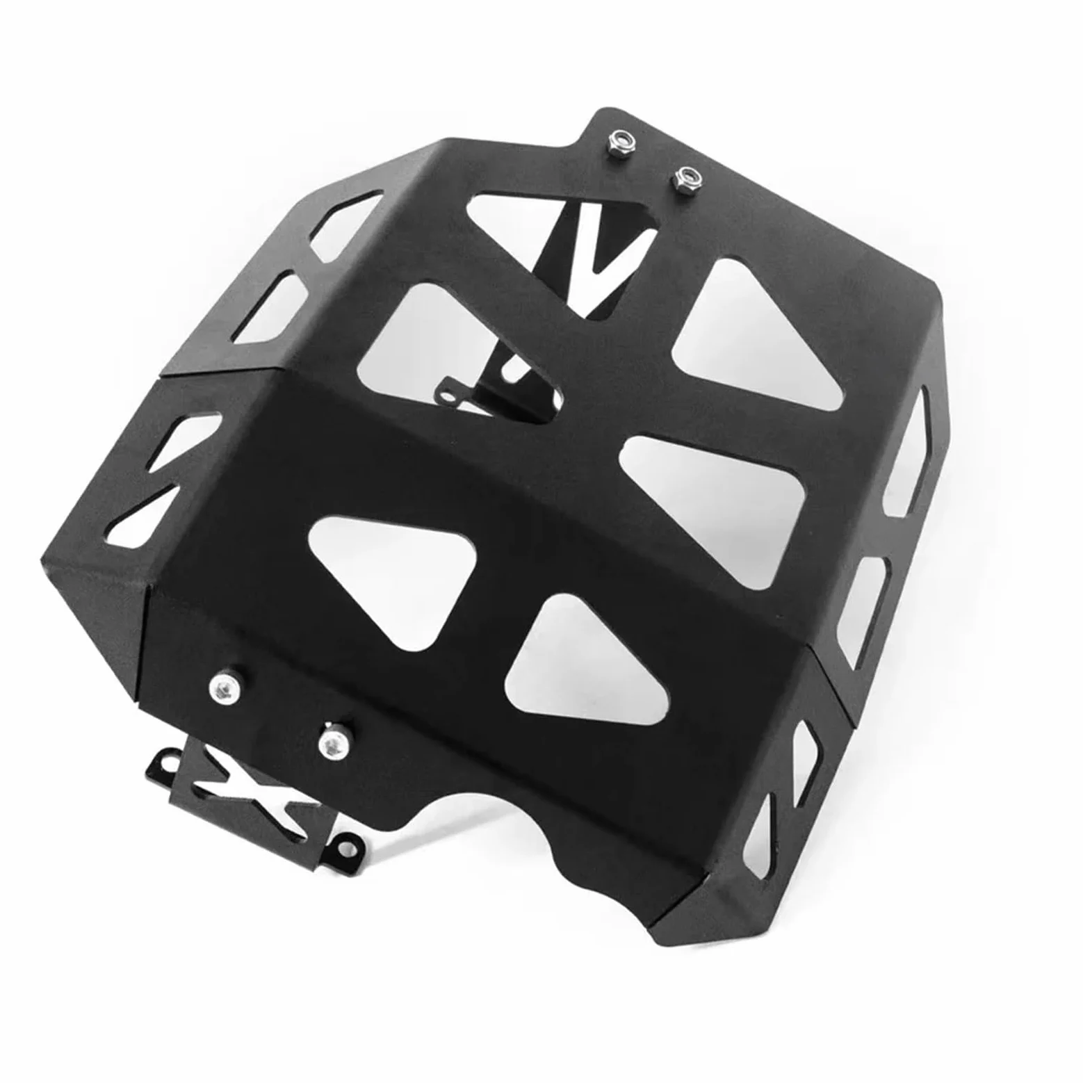 Kits de Montaje Arandelas Compatible con Brixton Crossfire 500, Protector de cárter Aluminio, Placas protección, Cubierta del Motor Motos Deflector de Viento(Silver 3mm)