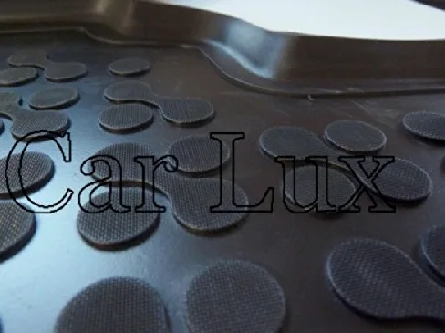 Car Lux AR05619 - Alfombras Alfombrillas de goma a medida tipo cubeta 3D con borde alto parav Lodgy desde 2012-