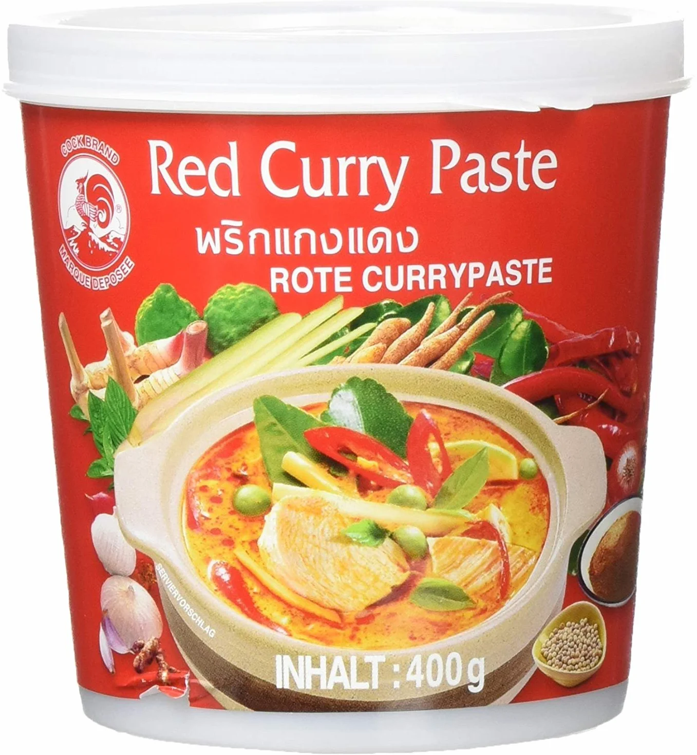 Cock Pasta de curry roja 3 x 400 g