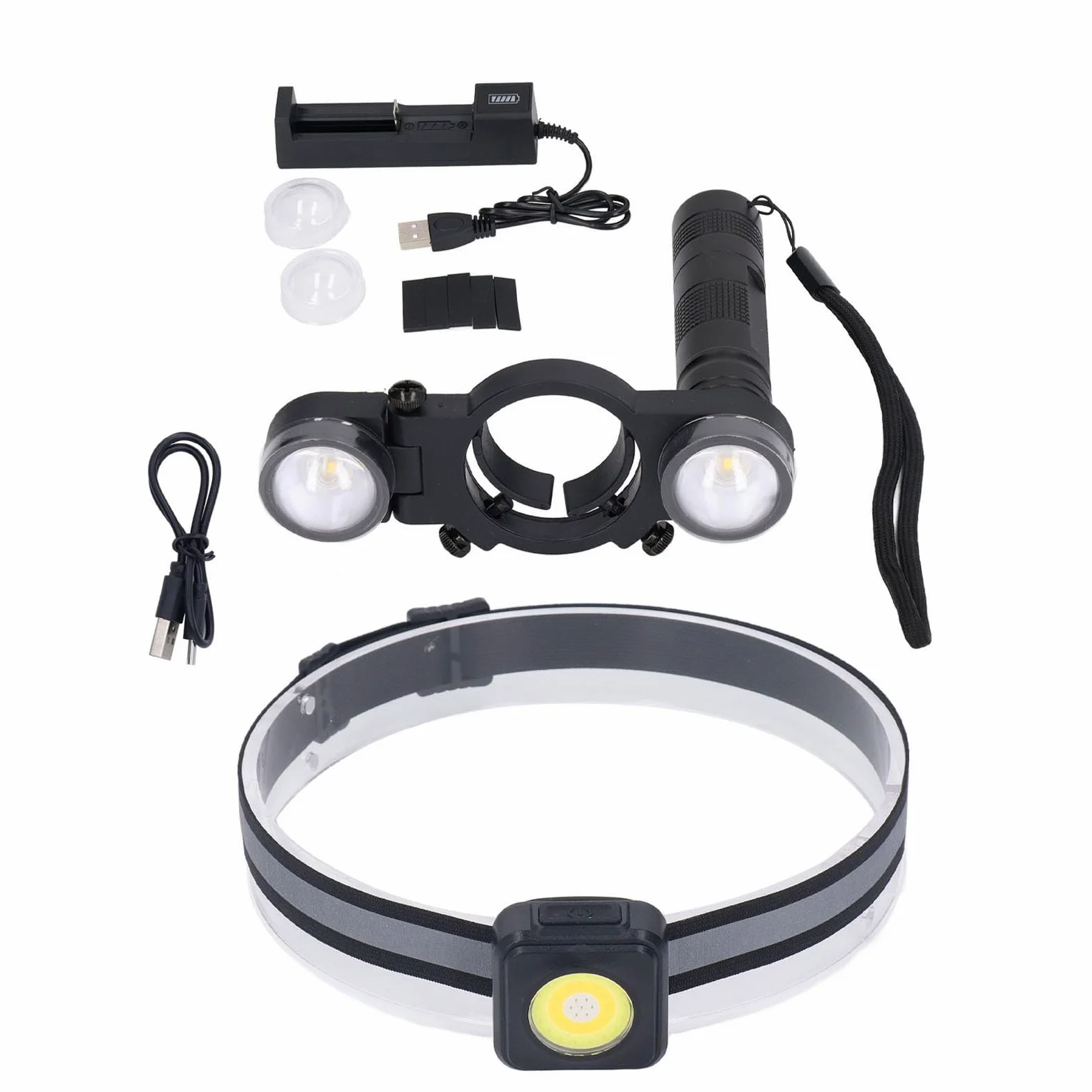 Annadue Boquilla de Rociador de Pintura LED Ajustable Duradera y Luces para Maceta, Iluminación de Alto Brillo, Temperatura de Color Ajustable, para Mejorar la Eficiencia de Pulverización, Iluminación
